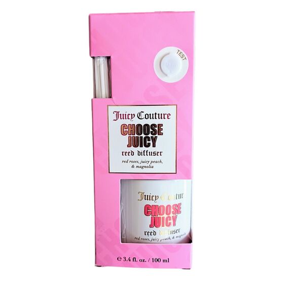 Juicy Couture 3.4 oz Reed Diffuser ROSE PEACH MAGNOLIA Hotel Spa Luxury Glam - Picture 8 of 16